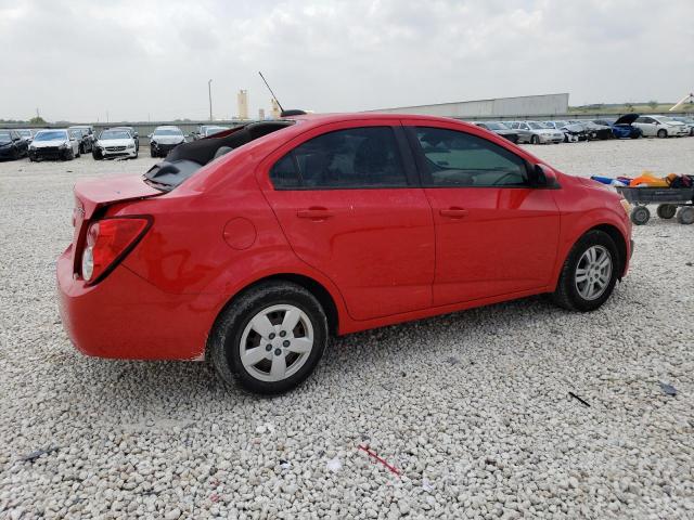 1G1JA5SH2G4105927 - 2016 CHEVROLET SONIC LS წითელი ფოტო 3