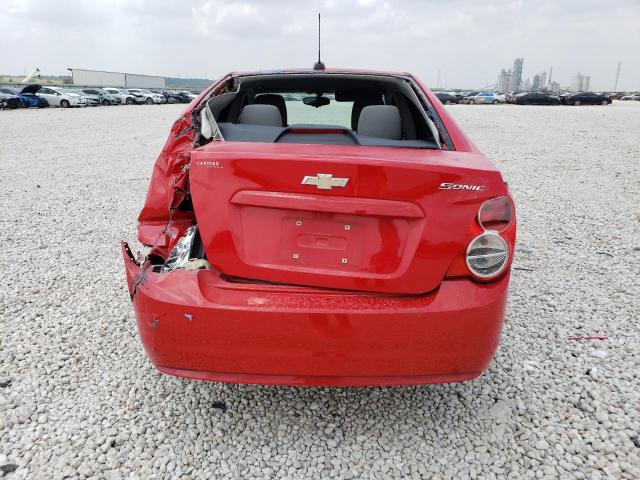 1G1JA5SH2G4105927 - 2016 CHEVROLET SONIC LS წითელი ფოტო 6