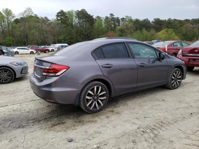19XFB2F91FE288584 - 2015 HONDA CIVIC EXL 灰色 照片 3