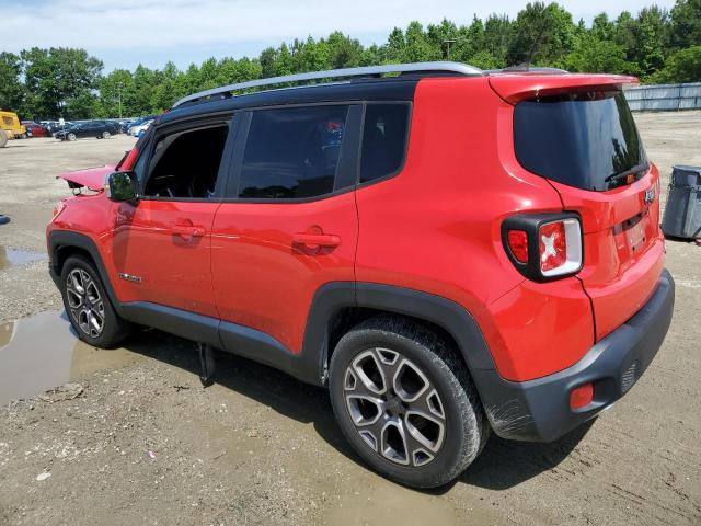 ZACCJADTXFPB78716 - 2015 JEEP RENEGADE LIMITED RED photo 2