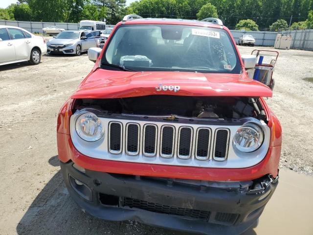 ZACCJADTXFPB78716 - 2015 JEEP RENEGADE LIMITED RED photo 5