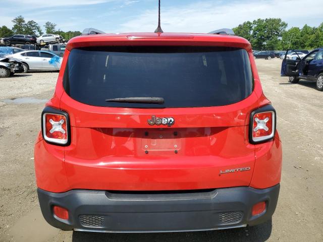 ZACCJADTXFPB78716 - 2015 JEEP RENEGADE LIMITED RED photo 6