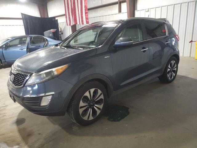 KNDPCCA62D7384192 - 2013 KIA SPORTAGE SX BLUE photo 1