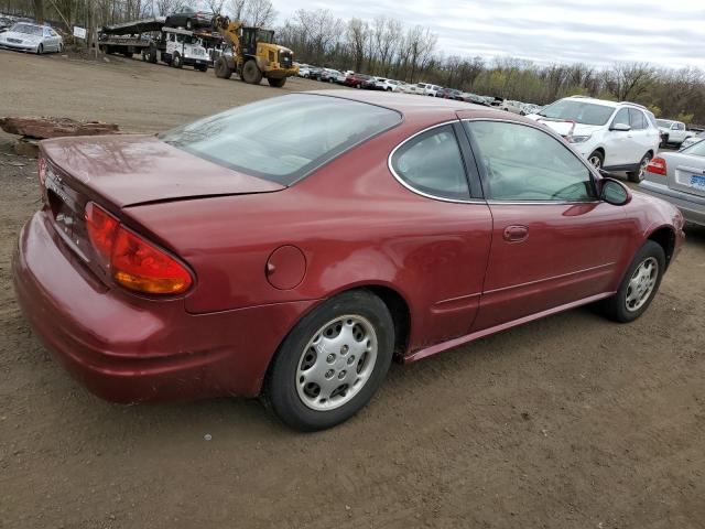 1G3NL12T1YC376811 - 2000 OLDSMOBILE ALERO GL MAROON photo 3