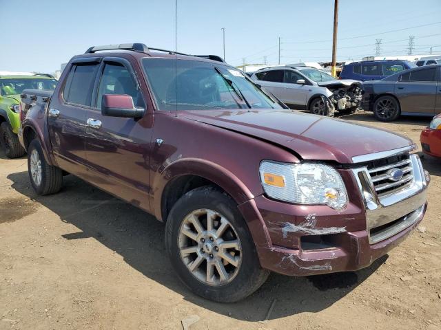 1FMEU53847UA00820 - 2007 FORD EXPLORER S LIMITED MAROON photo 4