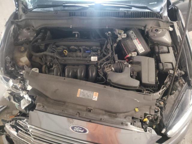 1FA6P0H78E5399487 - 2014 FORD FUSION SE GRAY photo 11