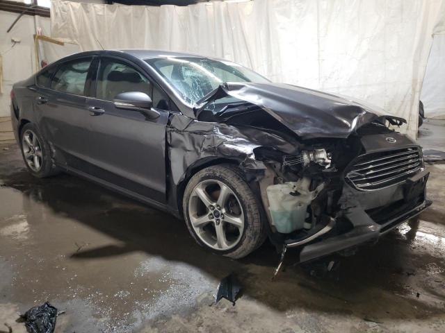 1FA6P0H78E5399487 - 2014 FORD FUSION SE GRAY photo 4