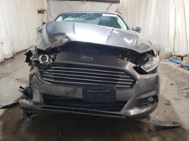 1FA6P0H78E5399487 - 2014 FORD FUSION SE GRAY photo 5