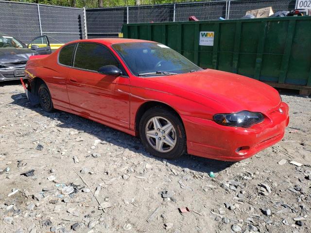 2G1WX12K549292498 - 2004 CHEVROLET M CARLO SS RED photo 4