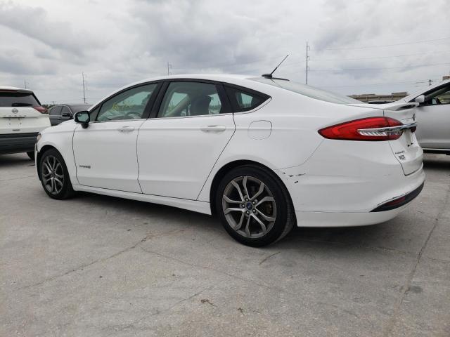 3FA6P0LUXHR316270 - 2017 FORD FUSION SE HYBRID WHITE photo 2