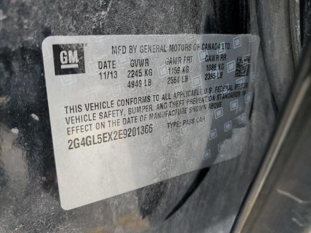 2G4GL5EX2E9201366 - 2014 BUICK REGAL 黑色 照片 12