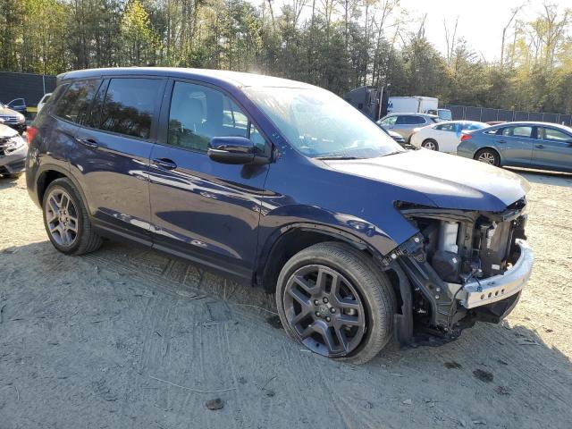 5FNYF7H59NB005913 - 2022 HONDA PASSPORT EXL ლურჯი ფოტო 4