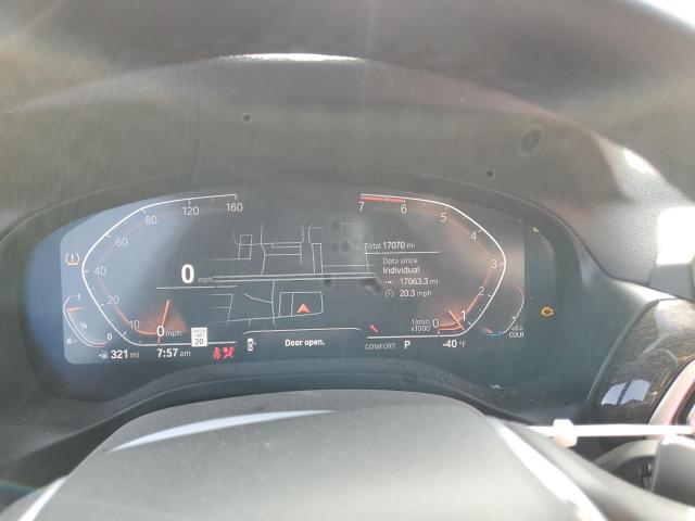 5UX33DT07N9N08538 - 2022 BMW X4 XDRIVE30I WHITE photo 9