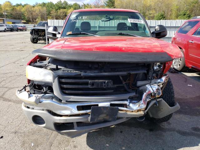 3GTEK14V46G181670 - 2006 GMC NEW SIERRA K1500 RED photo 5