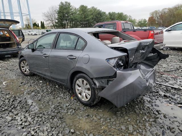 19XFB2F52CE388413 - 2012 HONDA CIVIC LX GRAY photo 2