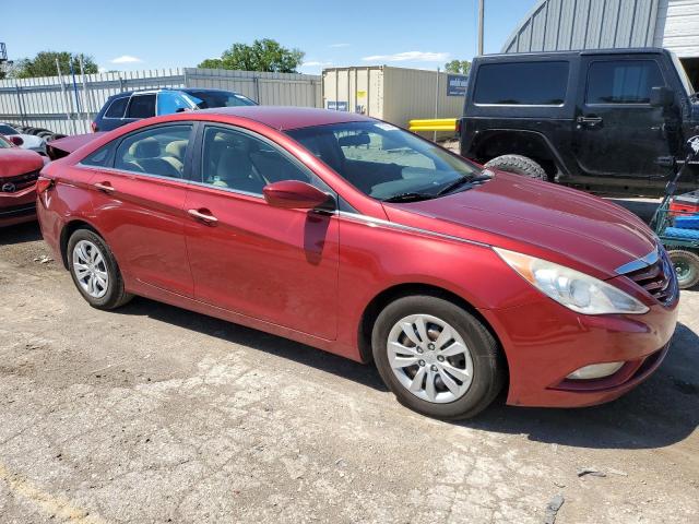 5NPEB4AC5BH021075 - 2011 HYUNDAI SONATA GLS RED photo 4