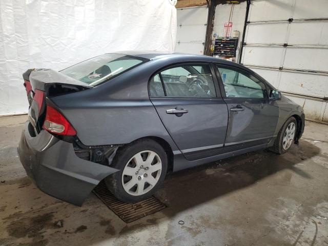 2HGFA1F59BH302810 - 2011 HONDA CIVIC LX GRAY photo 3