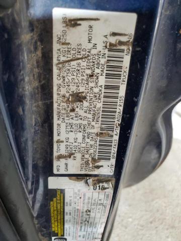 5TETX62N56Z234535 - 2006 TOYOTA TACOMA PRERUNNER ACCESS CAB BLUE photo 12