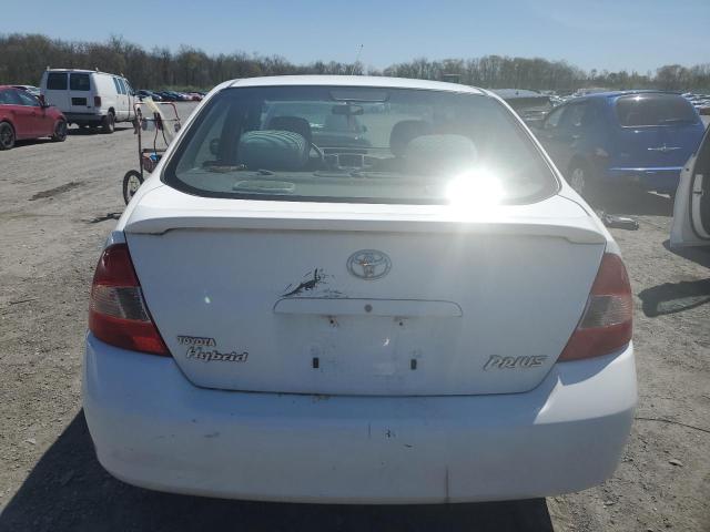 JT2BK12U710015677 - 2001 TOYOTA PRIUS WHITE photo 6