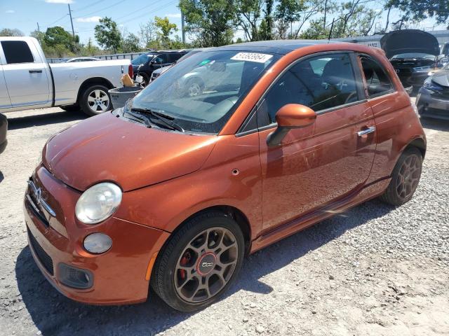 3C3CFFBR2CT179681 - 2012 FIAT 500 SPORT BURGUNDY photo 1