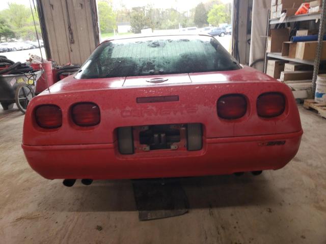 1G1YY238XM5106711 - 1991 CHEVROLET CORVETTE RED photo 6