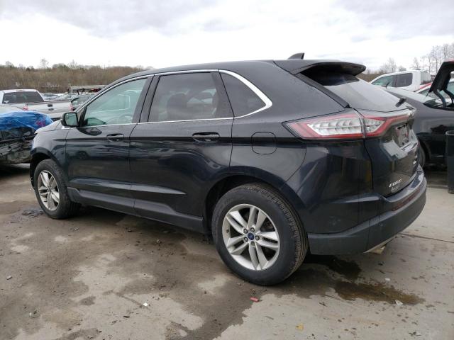 2FMTK4J95FBC01696 - 2015 FORD EDGE SEL BLACK photo 2