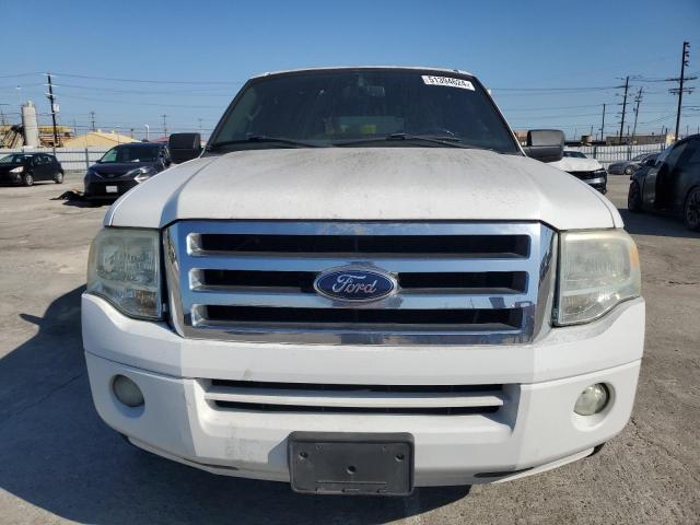 1FMFK15569LA09520 - 2009 FORD EXPEDITION EL XLT WHITE photo 5