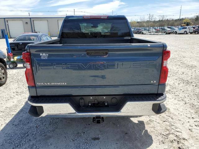 1GCPDKEKXRZ234793 - 2024 CHEVROLET SILVERADO K1500 LT-L BLUE photo 6