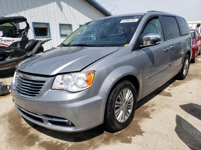 2C4RC1CG5DR716658 - 2013 CHRYSLER TOWN & COU TOURING L SILVER photo 1