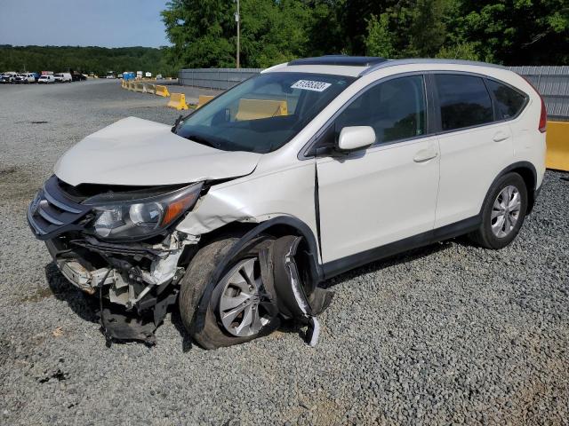 5J6RM3H72CL046425 - 2012 HONDA CR-V EXL WHITE photo 1