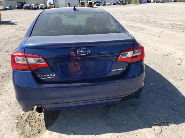 4S3BNBN66G3016358 - 2016 SUBARU LEGACY 2.5I LIMITED BLUE photo 6