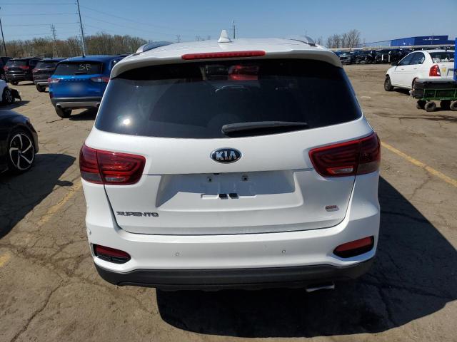 5XYPG4A38KG526416 - 2019 KIA SORENTO L WHITE photo 6