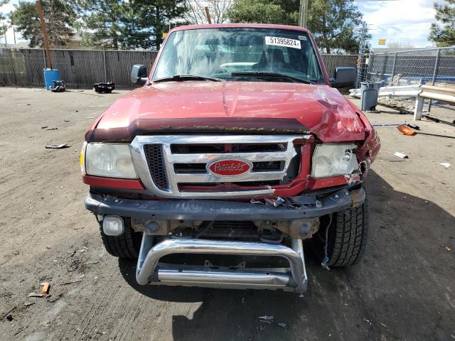 1FTYR15E27PA07522 - 2007 FORD RANGER SUPER CAB MAROON photo 5