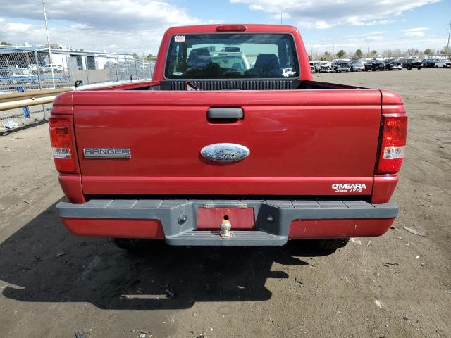 1FTYR15E27PA07522 - 2007 FORD RANGER SUPER CAB MAROON photo 6