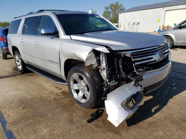 1GNSKKKCXFR526881 - 2015 CHEVROLET SUBURBAN K1500 LTZ SILVER photo 4