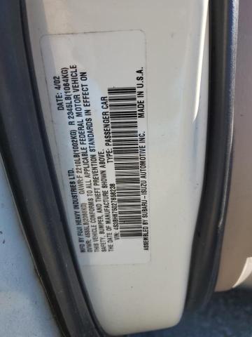 4S3BH675027658238 - 2002 SUBARU LEGACY OUTBACK AWP 白色 照片 13