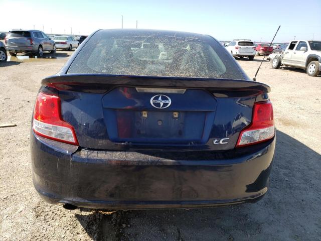 JTKJF5C73B3005986 - 2011 TOYOTA SCION TC BLUE photo 6