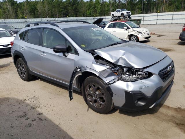 JF2GTHSC2MH301311 - 2021 SUBARU CROSSTREK SPORT SILVER photo 4