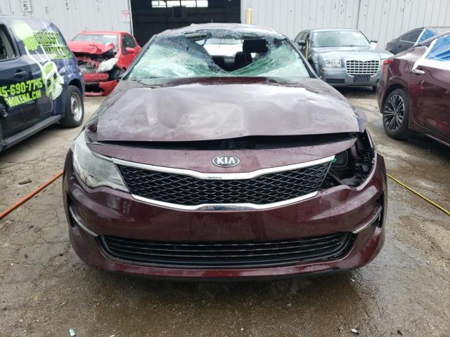 5XXGT4L37GG093563 - 2016 KIA OPTIMA LX BURGUNDY photo 5