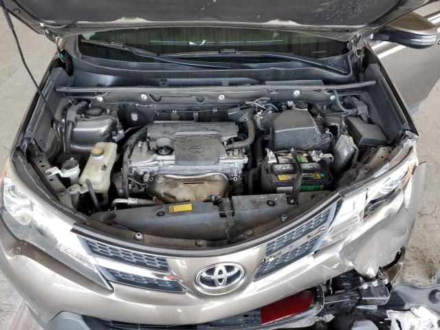 2T3WFREV5FW212155 - 2015 TOYOTA RAV4 XLE BROWN photo 11