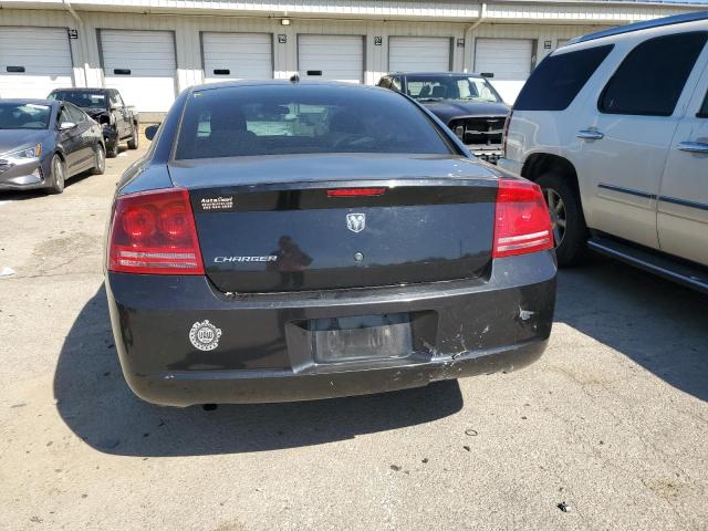 2B3KA43G28H248913 - 2008 DODGE CHARGER BLACK photo 6