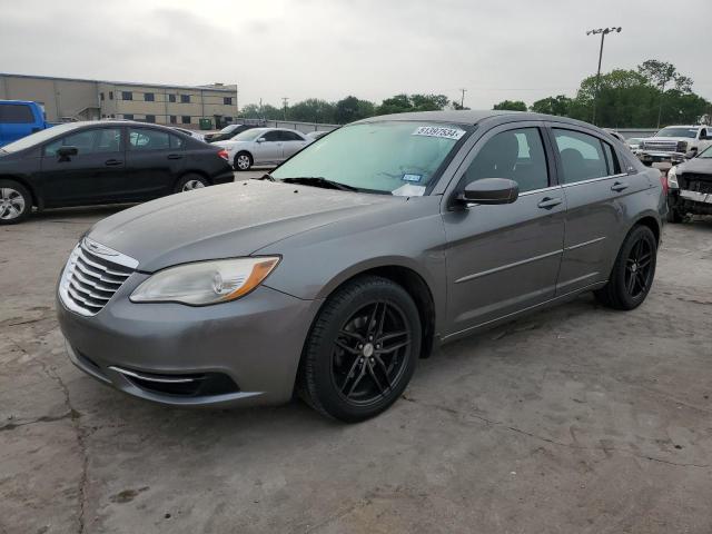 1C3CCBAB5CN246618 - 2012 CHRYSLER 200 LX GRAY photo 1