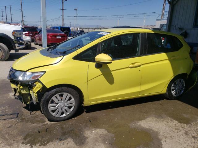 3HGGK5G53HM700936 - 2017 HONDA FIT LX YELLOW photo 1