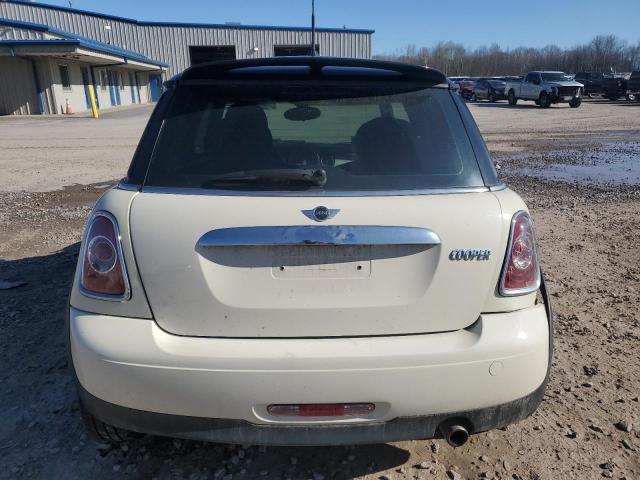 WMWSU3C56DT683698 - 2013 MINI COOPER WHITE photo 6