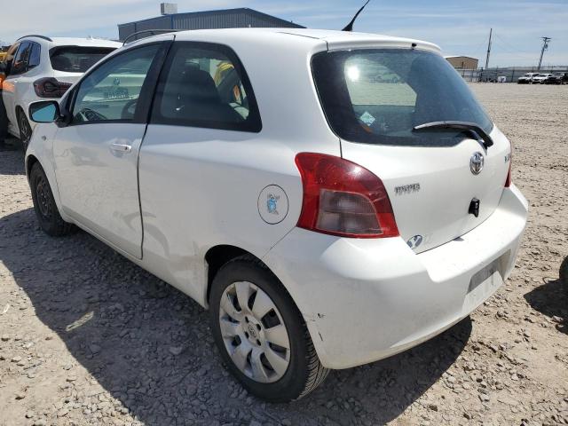 JTDJT923X75086650 - 2007 TOYOTA YARIS WHITE photo 2