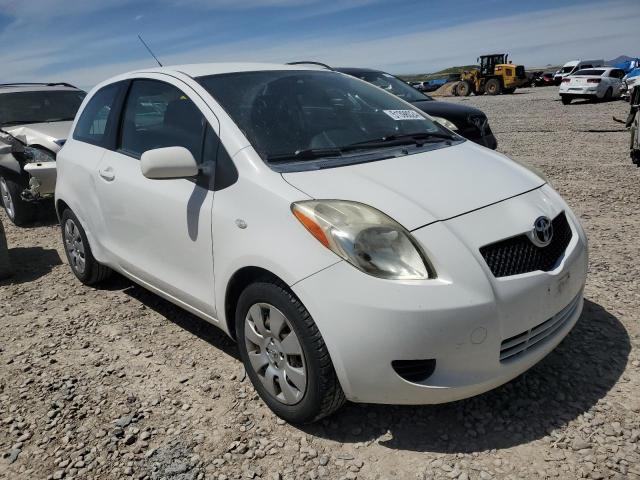 JTDJT923X75086650 - 2007 TOYOTA YARIS WHITE photo 4