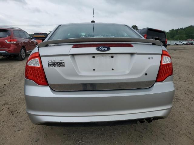 3FAHP0HA6AR294278 - 2010 FORD FUSION SE SILVER photo 6