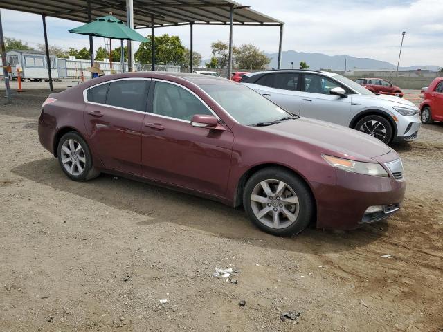 19UUA8F50DA003904 - 2013 ACURA TL TECH BURGUNDY photo 4