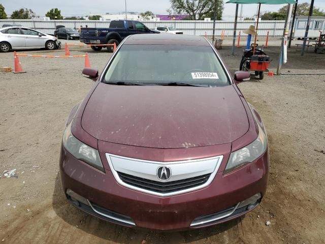 19UUA8F50DA003904 - 2013 ACURA TL TECH BURGUNDY photo 5