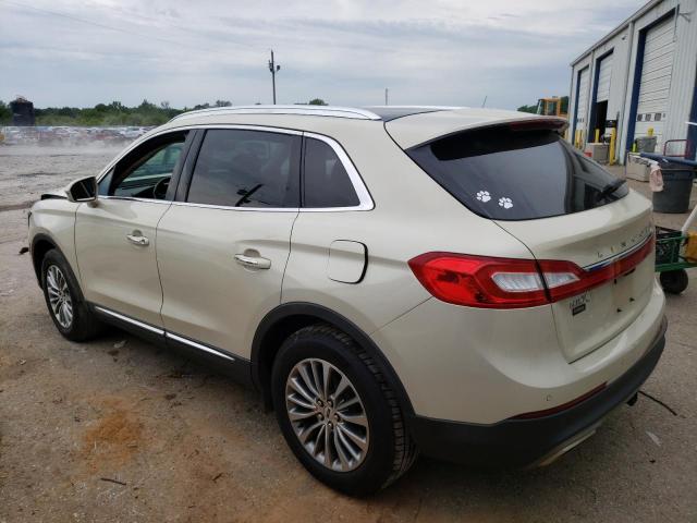 2LMPJ6KR0GBL35004 - 2016 LINCOLN MKX SELECT BEIGE photo 2